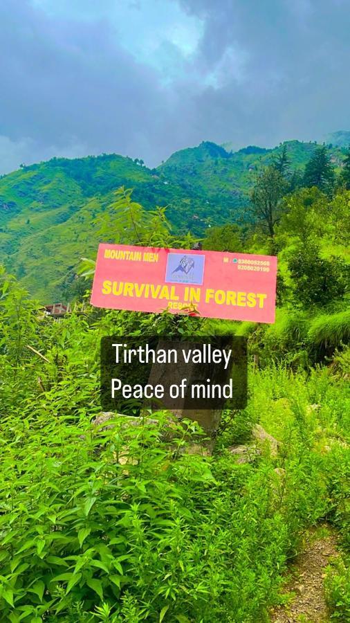 Survival In Forest, Tirthan Valley Bandal Exterior foto